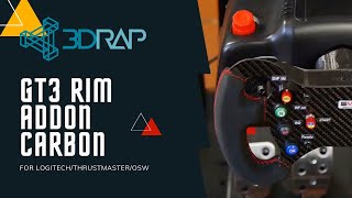 GT3 Rim AddON Carbon – Logitech, Thrustmaster, OSW – 3DRap and SpeedMAX