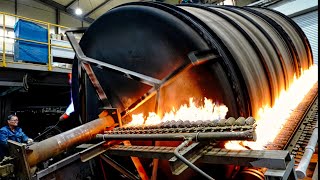 The process of making a water tank that costs more than 10 million won per one.