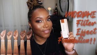 NEW MORPHE FILTER EFFECT FOUNDATION |  FIRST IMPRESSIONS!!  BEAU'D BY D.BEASLEY