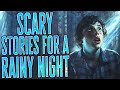 Almost 2 Hours of Scary Stories for Sleep | with Rain Sounds | Black Screen