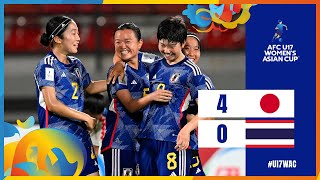 Match | AFC U17 Women's Asian Cup Indonesia 2024™ | Group B | Japan vs Thailand