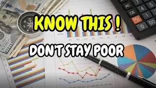 STOP Keeping Yourself Poor With These Simple Financial Advice