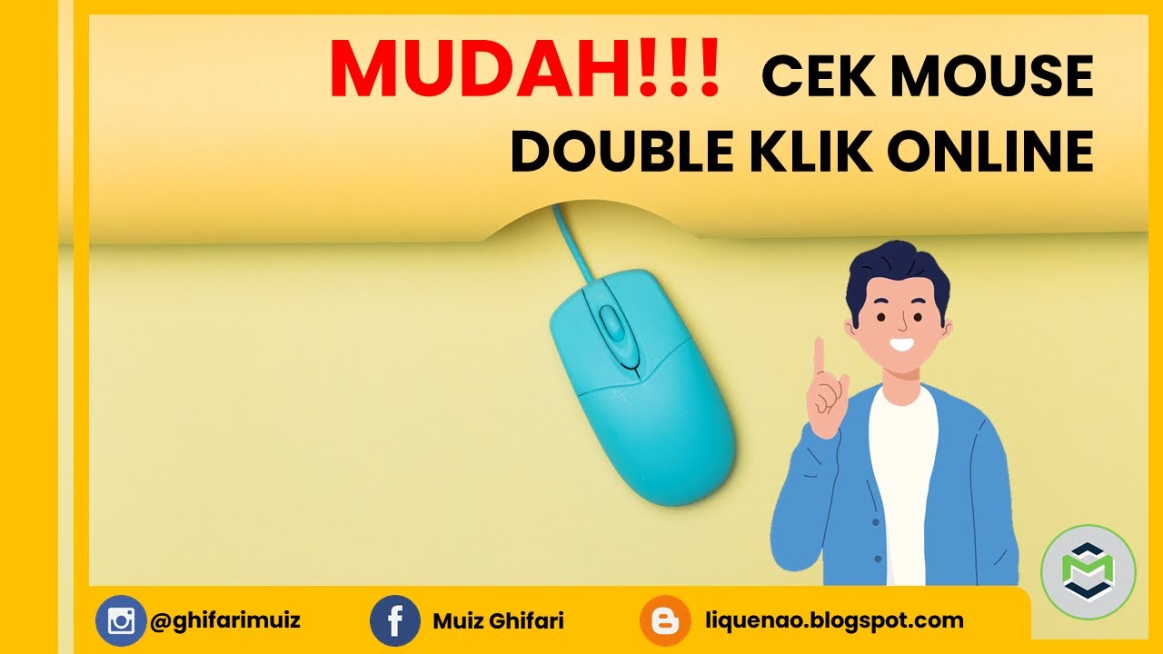 Cara Cek Mouse Double Klik - YouTube