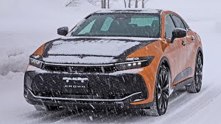 2023 Toyota Crown Crossover E-Four | Hybrid System Explained \u0026 Snow Driving