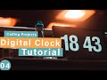 Code a Digital Clock (HTML/JS/CSS)