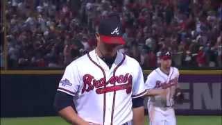 Craig Kimbrel unloads a 101 mph fastball during the 2013 NLDS