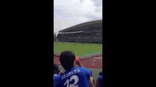 2013.7.6なでしこリーグ 岡山湯郷Belle vs INAC神戸　環太平洋大学応援！1