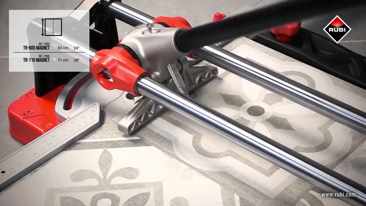 Rubi TR MAGNET Tile Cutter - YouTube