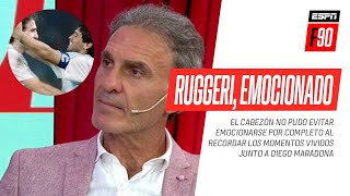 Conmocionado, #Ruggeri se emocionó por completo recordando los momentos vividos junto a #Maradona