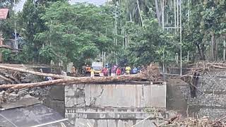 Kaippini bridge.After flood Nilambur. 12ഓഗസ്റ്റ് 2019