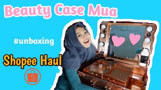 Unboxing Beauty Case Murah untuk Mua | Shopee Haul