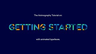Animography Tutorial: Getting Started