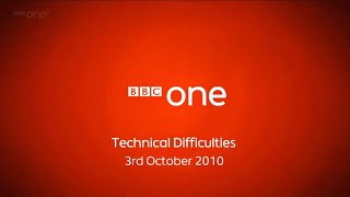 BBC One Technical Difficulties \u0026 Feed Switchover - 2/10/10