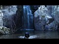 man katsa waterfall lesvos 2023