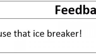 Peer Review Process Module 3: Bad Feedback in Specifics