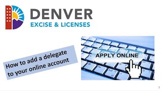 Add a Delegate to your Denver Permitting and Licensing Center Account