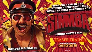 SIMMBA Teaser Trailer review | Ranveer Singh | Sara Ali Khan | Rohit Shetty Films