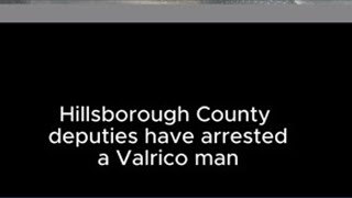 Hillsborough deputies say they arrested a man scattering nails on county roads