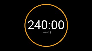 240 Minute Timer with Alarm / iPhone Timer Style