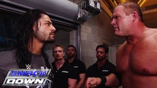 Kane kicks Roman Reigns off SmackDown: SmackDown, June 25, 2015