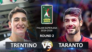 Trentino vs Taranto | Italian Volleyball SuperLega 2024/2025