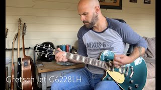 Lefty Gretsch Jets Head To Head - G6228 \u0026 G6128 - The Lefty Guitar Channel with Chris George