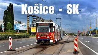 KOŠICE TRAM - VarioLF2+ \u0026 KT8D5 im Baustellenwahn (2015)