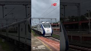 Goa’s first Vande Bharat takes off from Margao railway station #shorts #2023  |Gomantak Times|