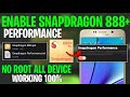 Enable Snapdragon 888+ Performance On Any Android Device ! No Root | Stable FPS & Performance