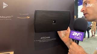 InfoComm 2023: AUDAC Demos ATEO4M Indoor/Outdoor Surface-Mount Loudspeaker with CleverMount+