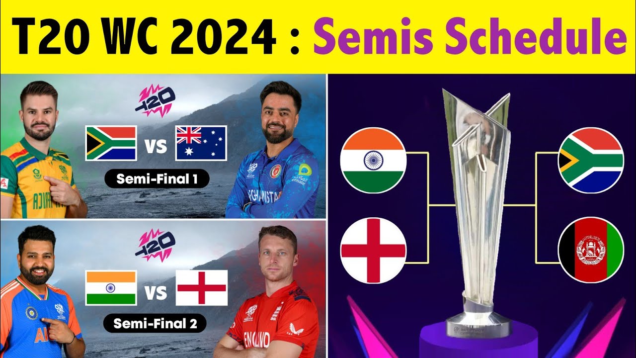 T20 Wc Semi Finals Schedule 2024 T20 World Cup 2024 Semi Final Time