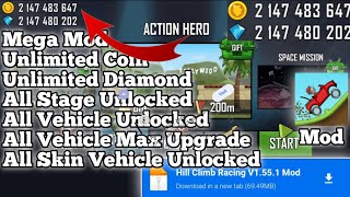 Hill Climb Racing Mod Apk Terbaru Unlimited Coin - Unlimited Diamond - All Unlocked | Versi Terbaru