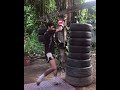 home made tires boxing bag shorts