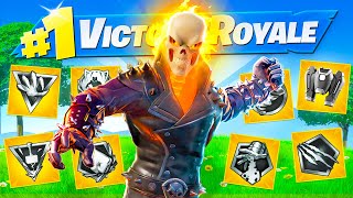I Got All 8 BOSS MYTHIC ITEMS in ONE GAME of Fortnite (Ghost Rider,Thor,She Hulk,Wolverine, Ironman)