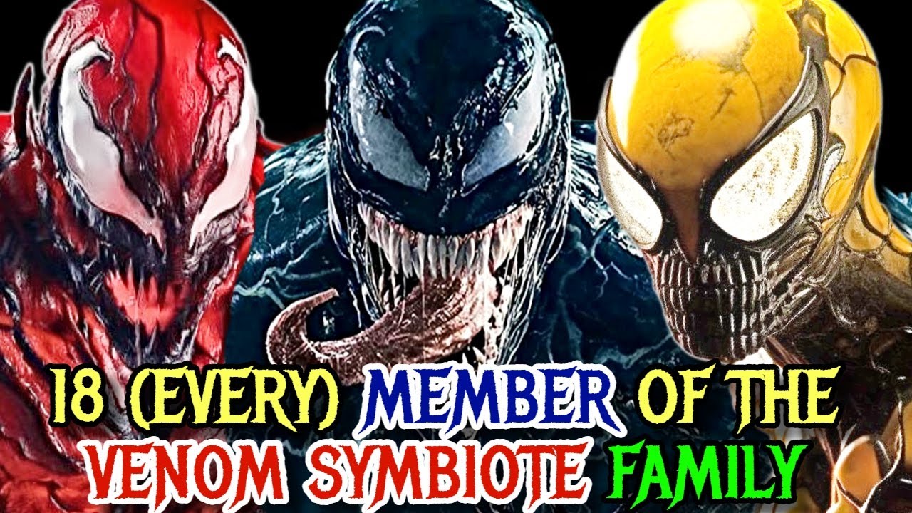 18 (Every) Member Of The Venom Symbiote Family - Explored! - YouTube