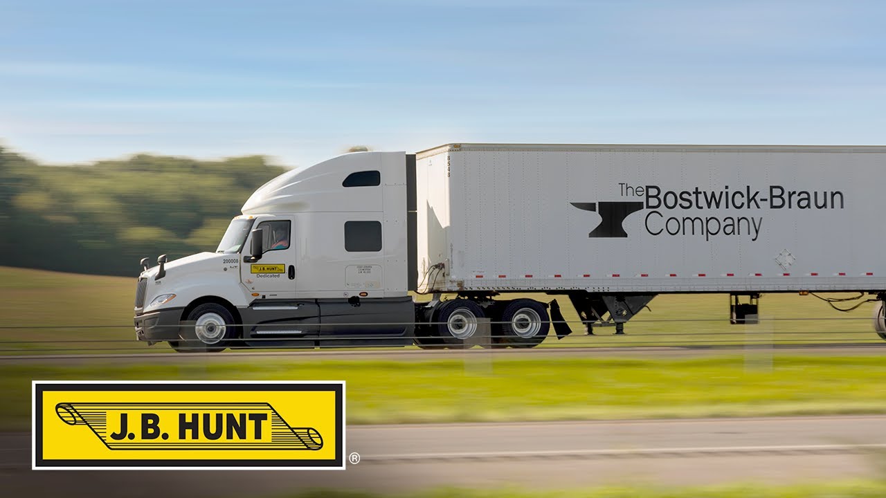 J.B. Hunt Customer Bostwick-Braun Talks Fleet Management - YouTube