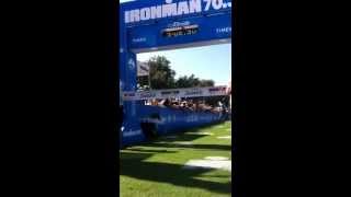 2012 IRONMAN 70.3 Florida - Lance Armstrong Finish