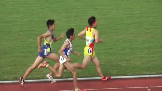 2017.7.1　中学校通信陸上青森大会　共男1500ｍ決4組