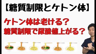 【糖質制限とケトン体】ケトン体は体に良いのか悪いのか？糖質制限は尿酸値を上げるのか？〜ケトン体を上げないダイエット法とは〜