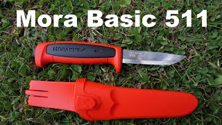 This amazing knife is only $10!  The Mora Basic 511