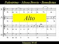 Palestrina - Missa Brevis - 5.Benedictus - Alto