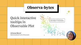 How to elevate your data visualization with Observable Plot's Tooltips