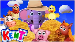 Kent The Elephant | Old Mac Donald Had A Farm Song + More Nursery Rhymes & Kids Songs