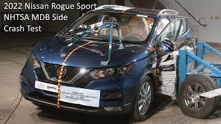 2022 Nissan Rogue Sport / Qashqai NHTSA MDB Side Crash Test