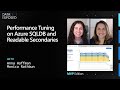 Performance Tuning on Azure SQLDB and Readable Secondaries | Data Exposed: MVP Edition