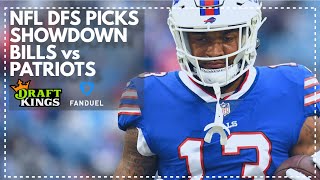 NFL DFS Picks for Thursday Night Showdown Bills vs Patriots: FanDuel & DraftKings Lineup Advice