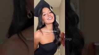 soft glam grad makeup look! 🎀✨🎓🍾 #makeup #graduation #makeuptutorial #graduate #college