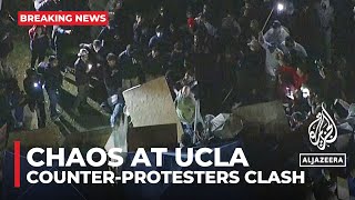Violent clashes erupt at UCLA between pro-Israel and pro-Palestine supporters