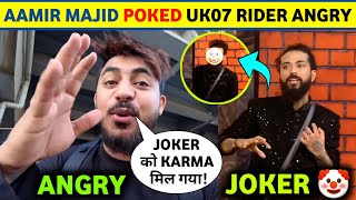 AAMIR MAJID Direct "REPLY" to UK07 Rider 😲| Aamir Majid vs UK07 Rider Joker Memes in bigg boss 17