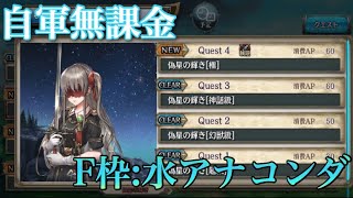 少女とドラゴン[幻獣契約クリプトラクト]偽星の輝き[極]自軍無課金編成